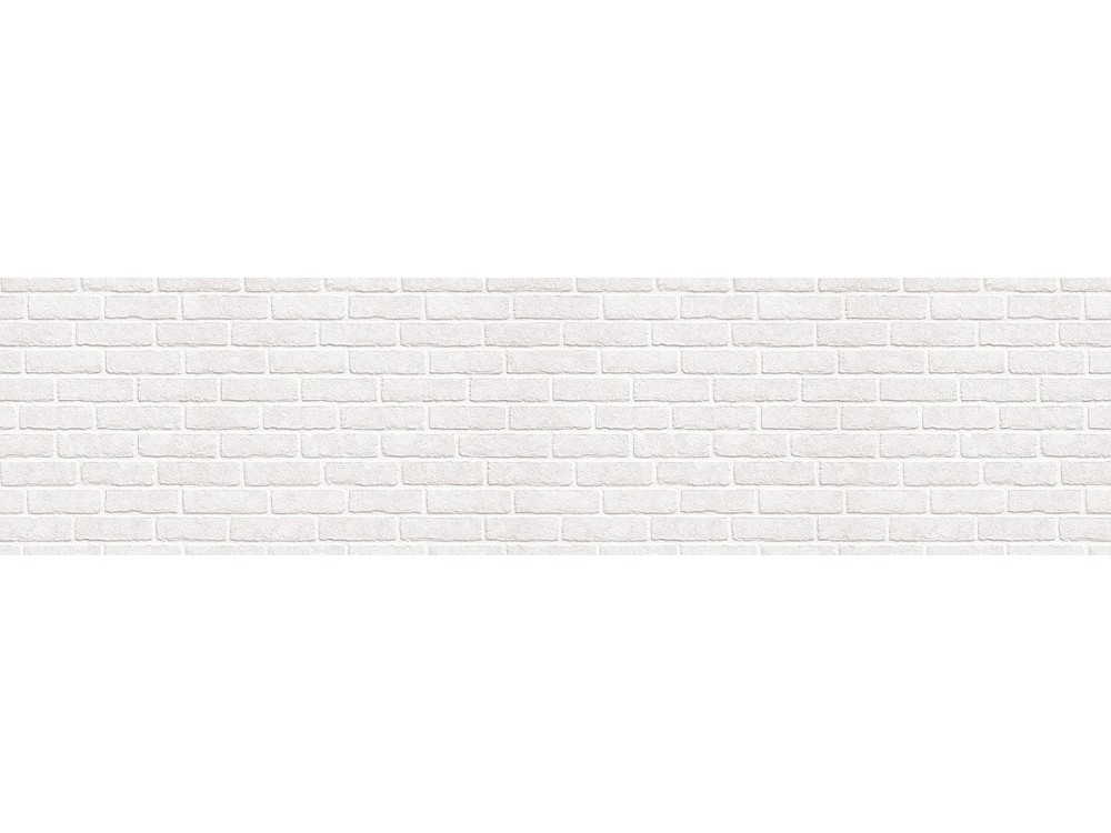  Фартук для кухни «Белые кирпичи» 