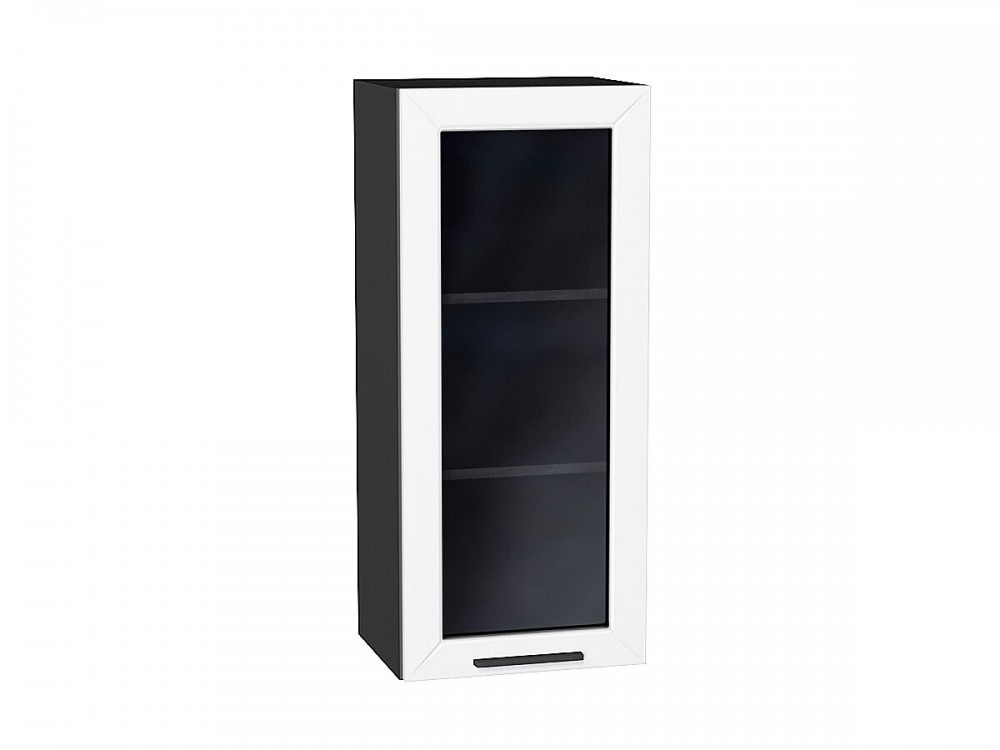  Шкаф верхний с 1-ой остекленной дверцей Глетчер Айленд Силк