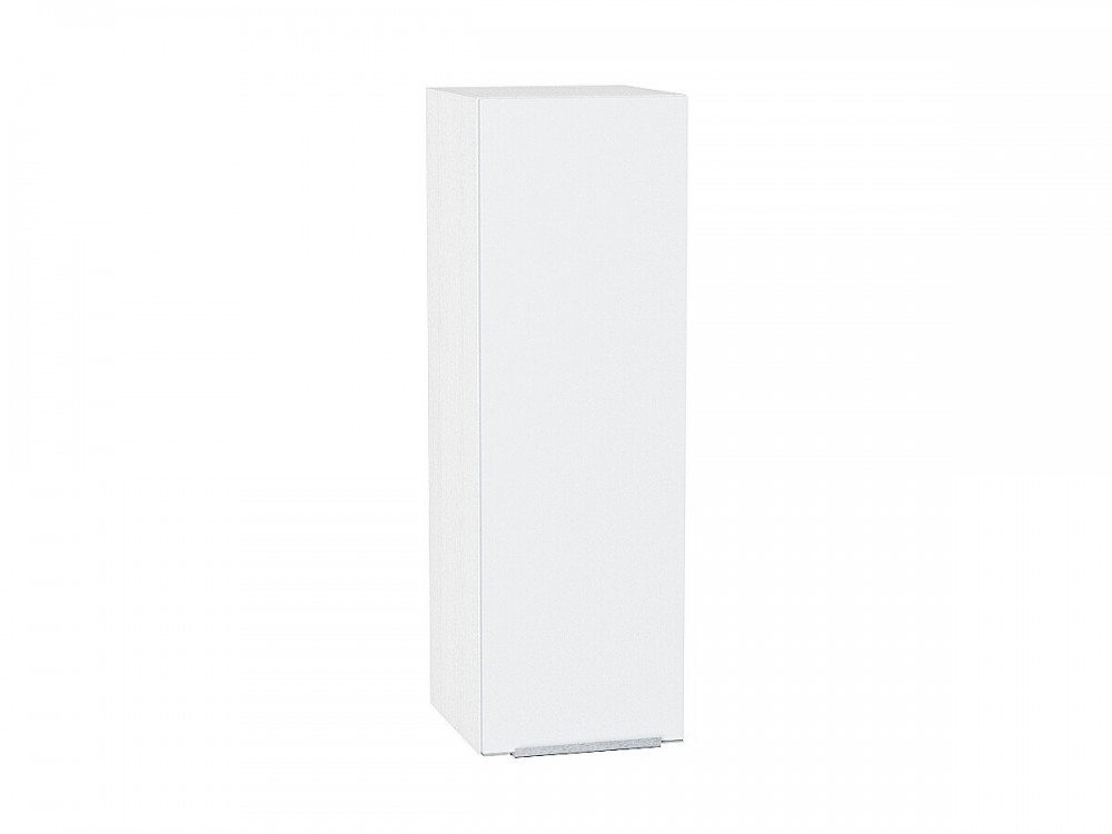  Шкаф верхний с 1-ой дверцей Фьюжн Silky White