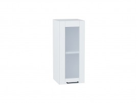Шкаф верхний с 1-ой остекленной дверцей Флэт Плюс