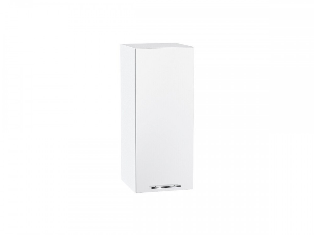  Шкаф верхний с 1-ой дверцей Валерия-М Белый глянец