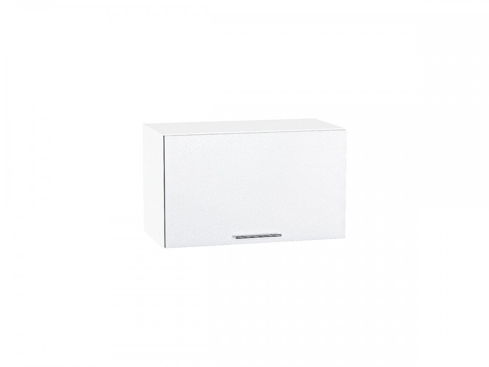  Шкаф верхний горизонтальный Валерия-М Белый металлик