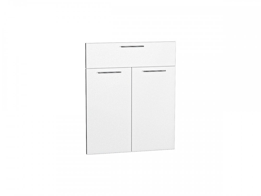  Комплект фасадов Валерия-М для каркаса Ф-41М Н601М/ШП601 Белый металлик