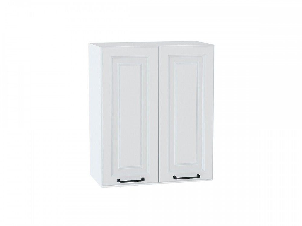  Шкаф верхний с 2-мя дверцами Ницца Blanco