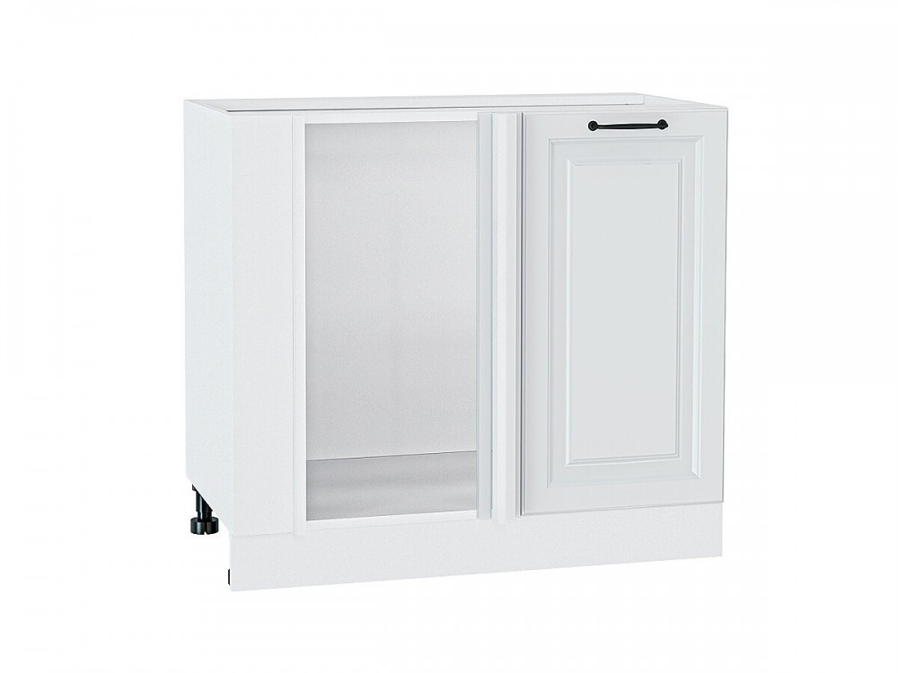  Шкаф нижний угловой Ницца Blanco