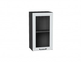 Шкаф верхний с 1-ой остекленной дверцей Ницца