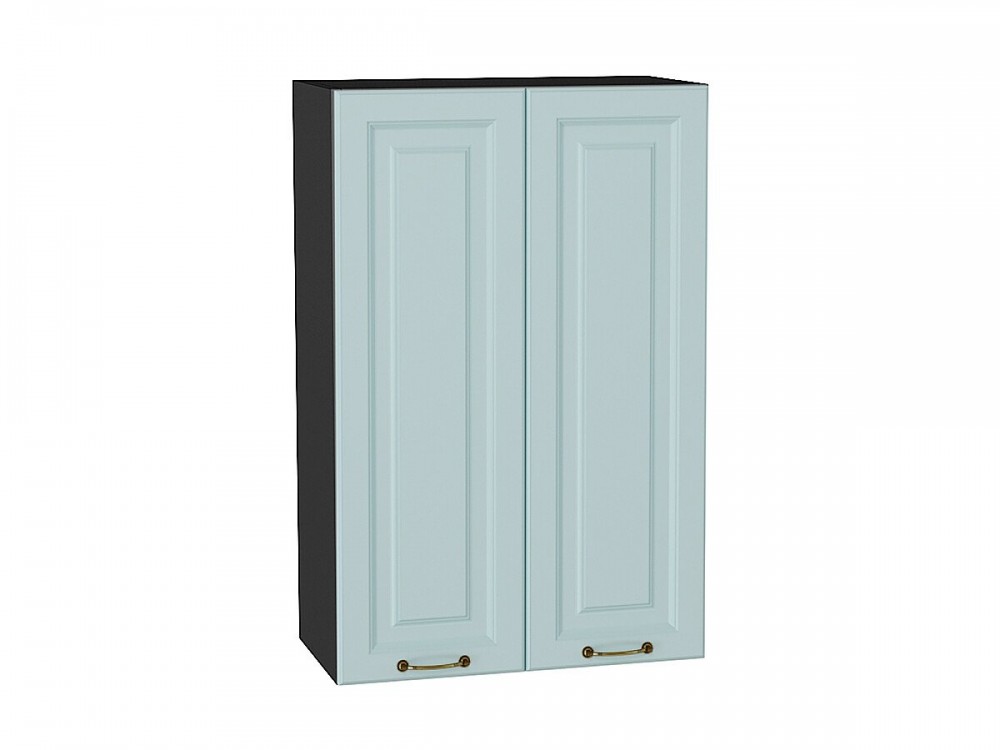  Шкаф верхний с 2-мя дверцами Ницца Голубой