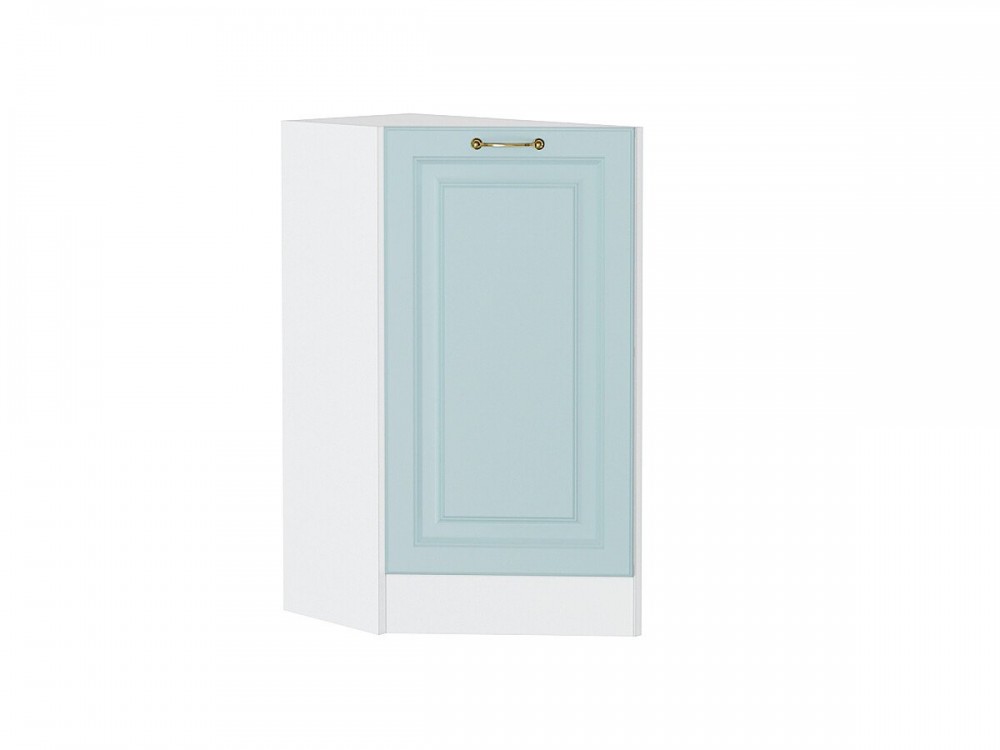  Шкаф нижний торцевой Ницца Голубой
