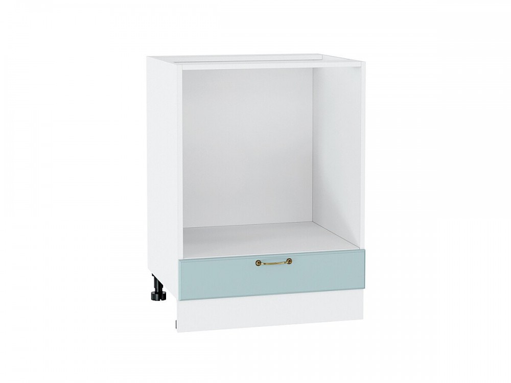  Шкаф нижний под духовку Ницца Голубой