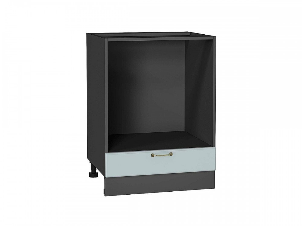  Шкаф нижний под духовку Ницца Голубой