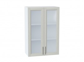 Шкаф верхний с 2-мя остекленными дверцами Сканди