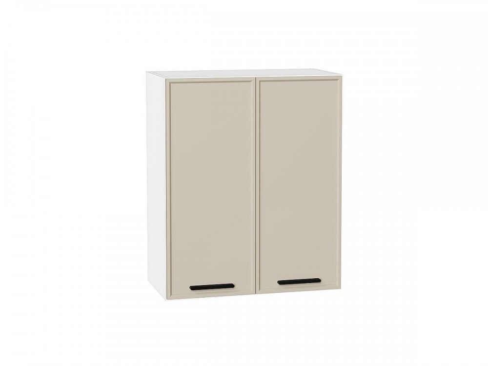  Шкаф верхний с 2-мя дверцами Фрейм Cream Silk