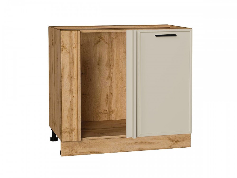  Шкаф нижний угловой Фрейм Cream Silk