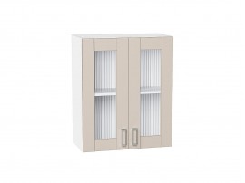Шкаф верхний с 2-мя остекленными дверцами Лофт