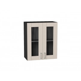 Шкаф верхний с 2-мя остекленными дверцами Лофт