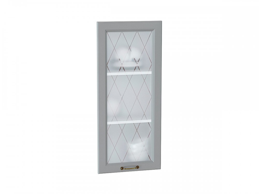  Комплект фасадов Ницца со стеклом для каркаса Ф-25Н В409 Графит