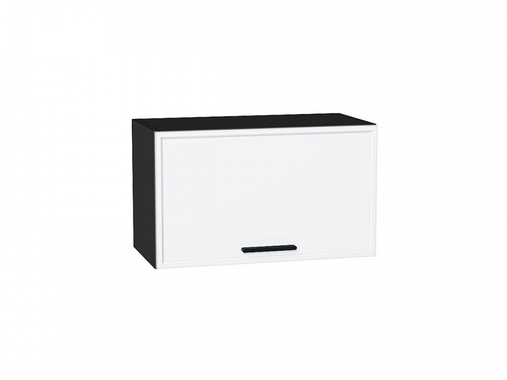  Шкаф верхний горизонтальный Фрейм White Silk