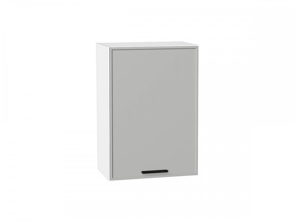  Шкаф верхний с 1-ой дверцей Фрейм Grey Silk