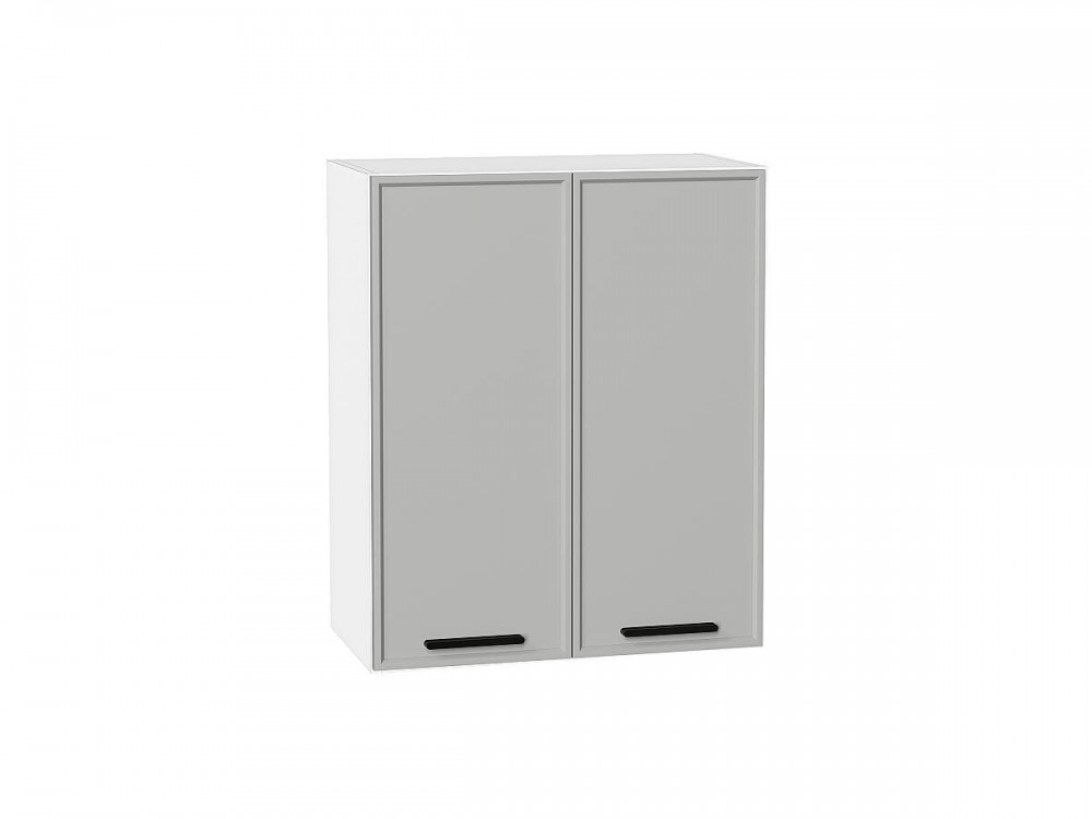  Шкаф верхний с 2-мя дверцами Фрейм Grey Silk
