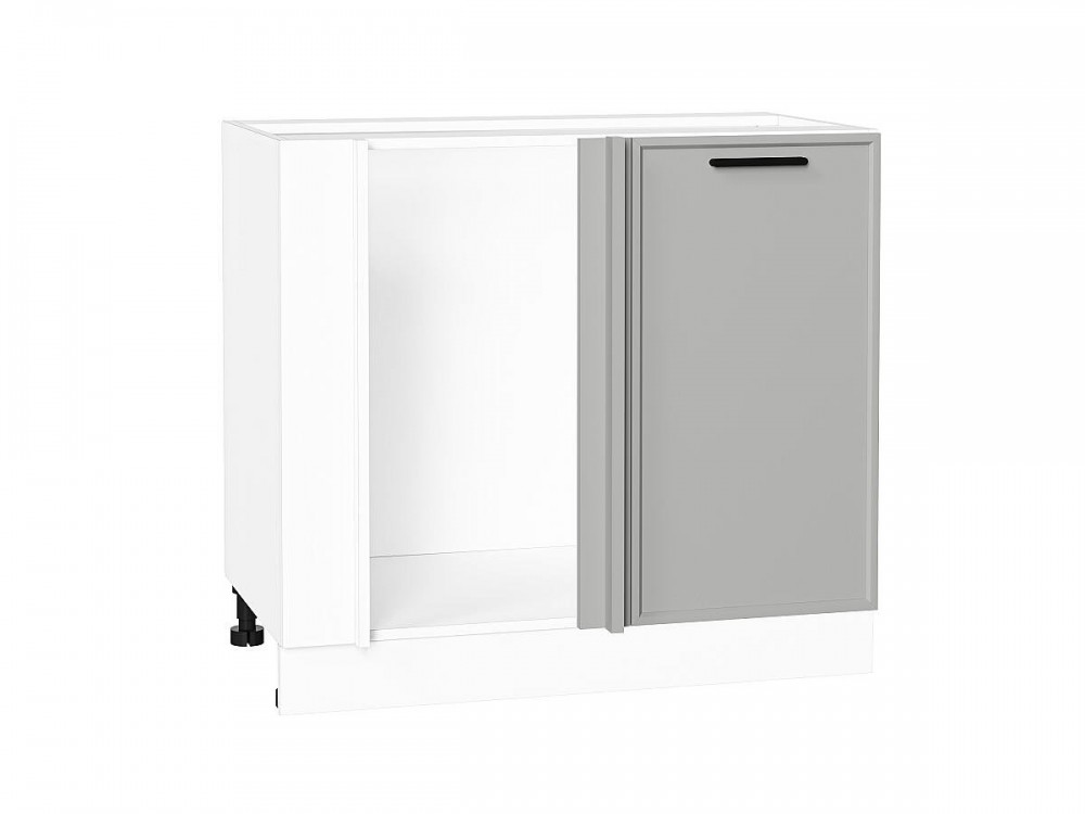  Шкаф нижний угловой Фрейм Grey Silk