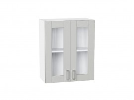 Шкаф верхний с 2-мя остекленными дверцами Лофт