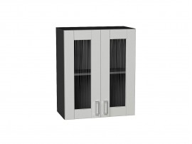 Шкаф верхний с 2-мя остекленными дверцами Лофт