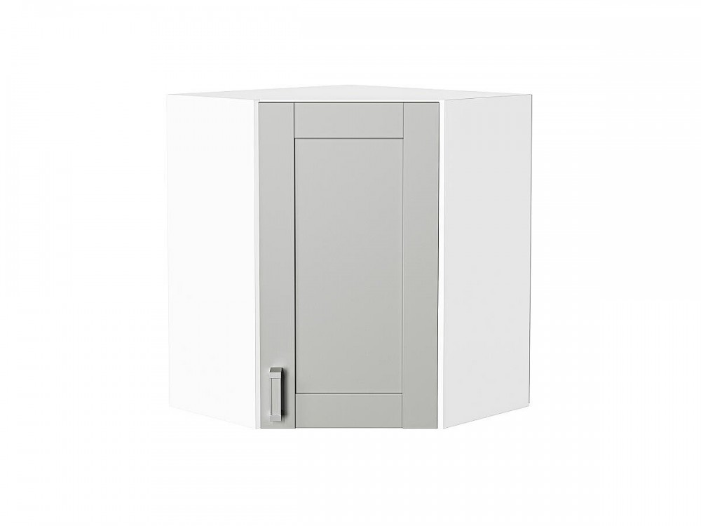  Шкаф верхний угловой Лофт Grey Silk