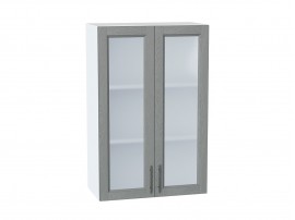 Шкаф верхний с 2-мя остекленными дверцами Сканди