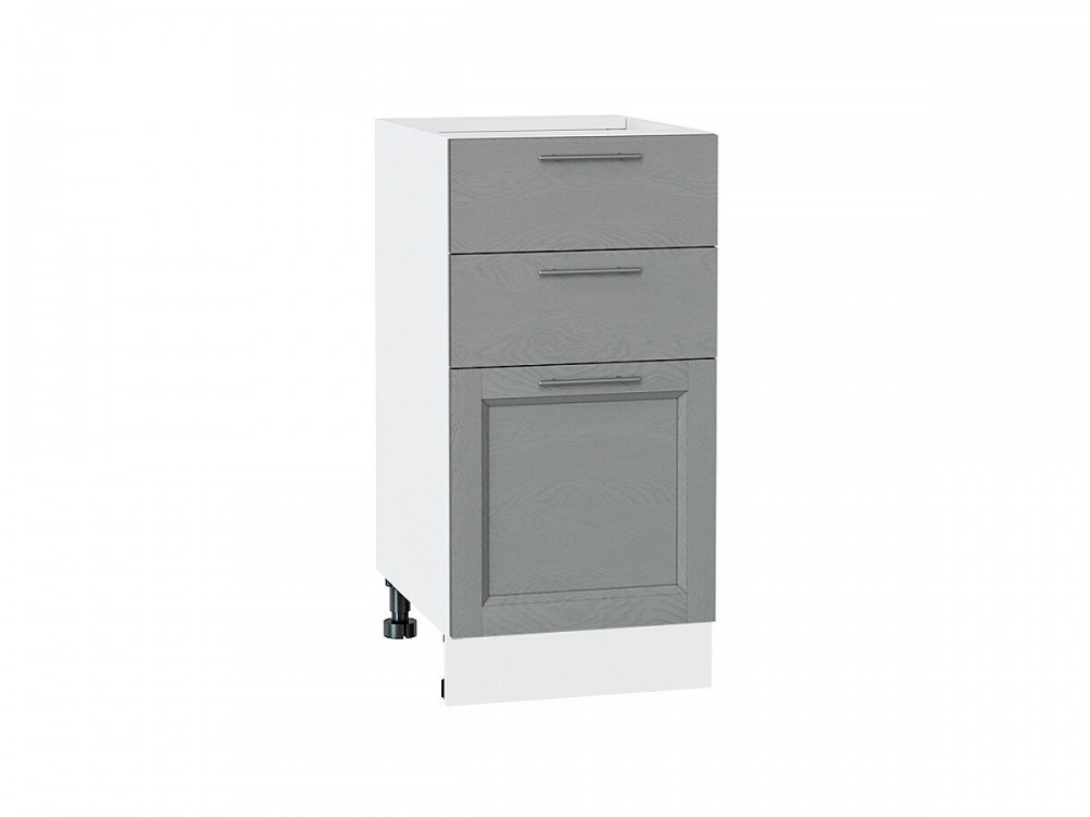 Шкаф нижний с 3-мя ящиками Сканди Grey Softwood Шкаф нижний с 3-мя ящиками Сканди Grey Softwood