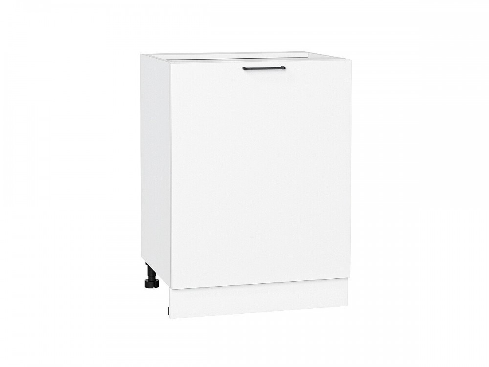  Шкаф нижний с 1-ой дверцей Флэт White In 2S