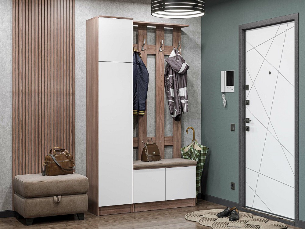 Прихожая Холл-02 Silky White