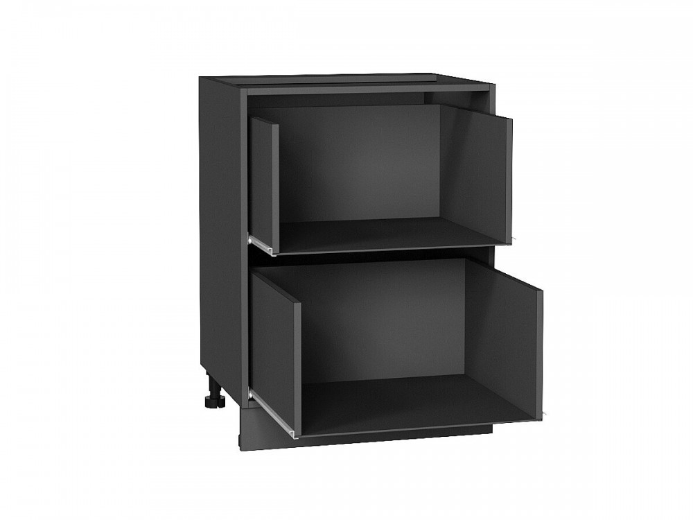 Каркас нижнего шкафа с 2-мя ящиками Н 602 Graphite Каркас нижнего шкафа с 2-мя ящиками Н 602 Graphite