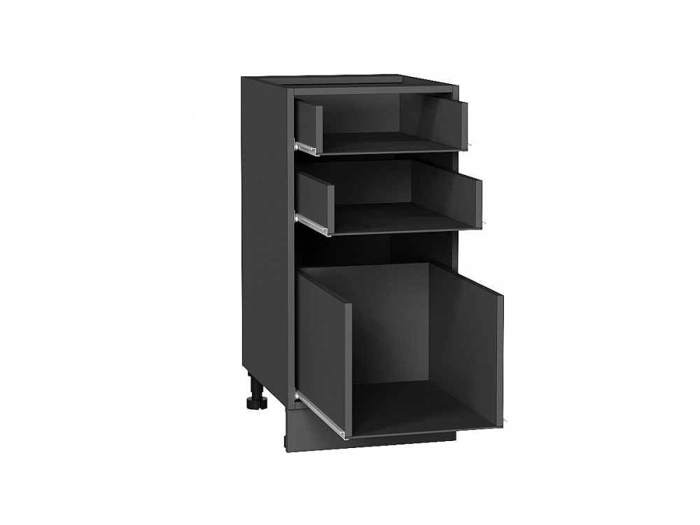Каркас нижнего шкафа с 3-мя ящиками Н 403 Graphite Каркас нижнего шкафа с 3-мя ящиками Н 403 Graphite