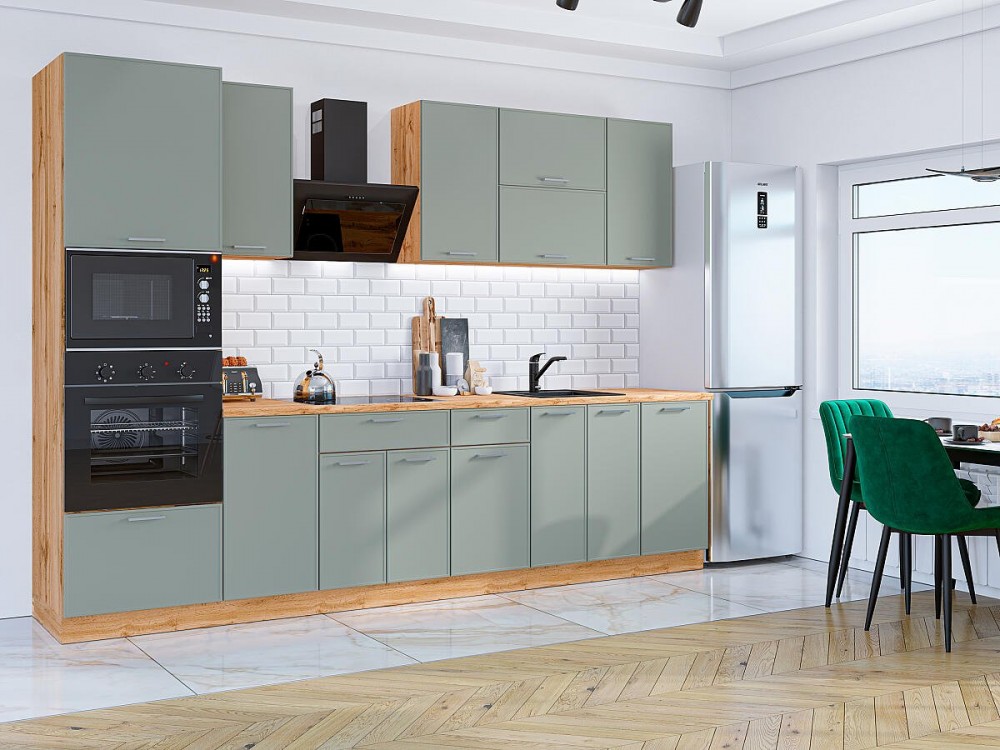 Кухня Квадро-01 Аквамарин