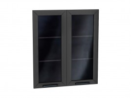 Комплект фасадов Глетчер со стеклом для каркаса Ф-55Н В809