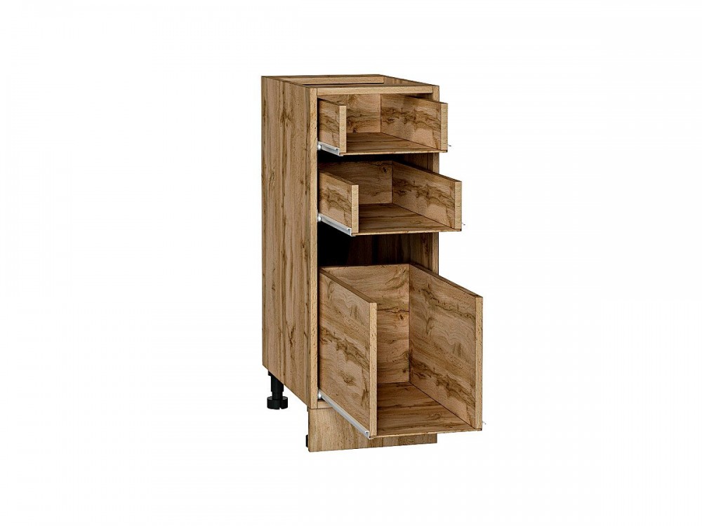  Каркас нижнего шкафа с 3-мя ящиками Н 303 Дуб Вотан