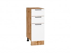 Шкаф нижний с 3-мя ящиками Флэт