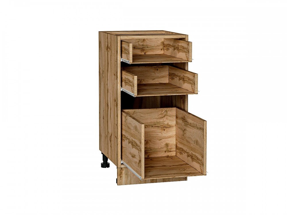  Каркас нижнего шкафа с 3-мя ящиками Н 403 Дуб Вотан