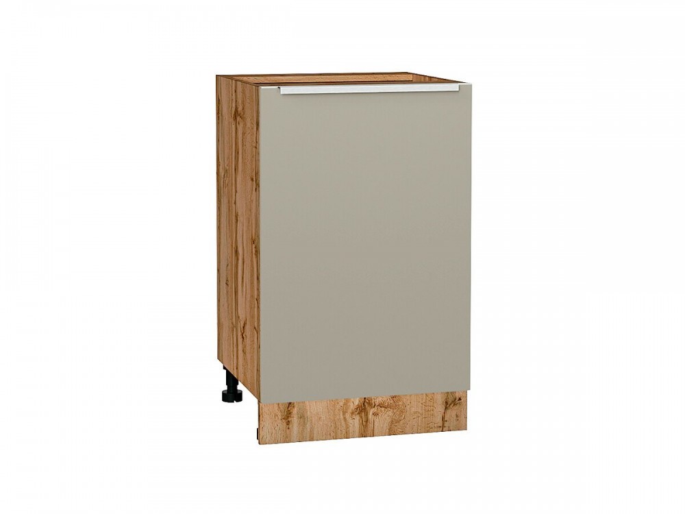  Шкаф нижний с 1-ой дверцей Фьюжн Silky Grey