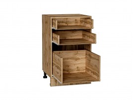 Каркас нижнего шкафа с 3-мя ящиками Н 503