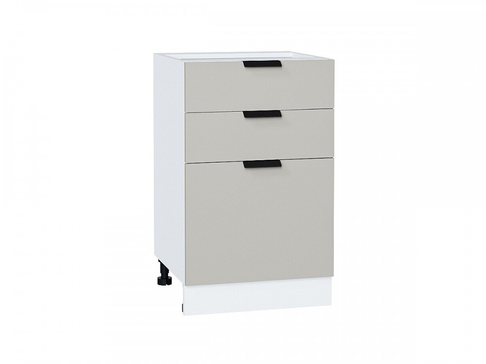  Шкаф нижний с 3-мя ящиками Евро Агат