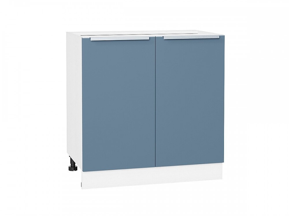  Шкаф нижний с 2-мя дверцами Фьюжн Silky Blue