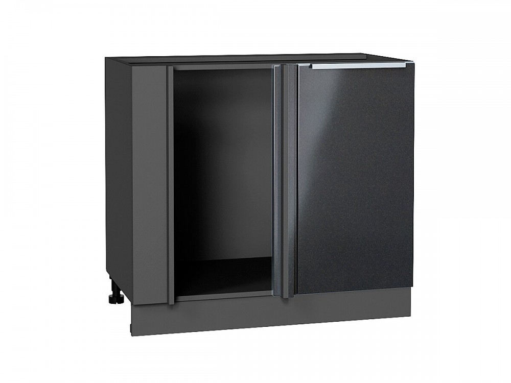 Шкаф нижний угловой Фьюжн Anthracite