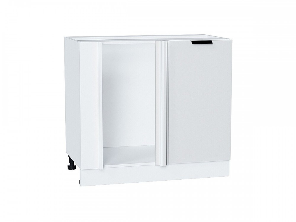  Шкаф нижний угловой Евро Белый