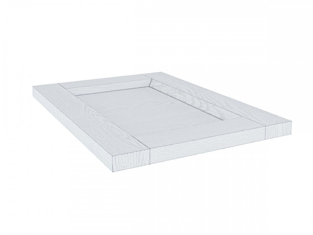  Образец фасада Сканди ФГ White Softwood