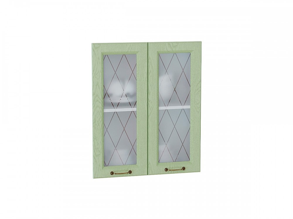 Комплект фасадов Ницца со стеклом для каркаса Ф-45 В600 Дуб оливковый  Комплект фасадов Ницца со стеклом для каркаса Ф-45 В600 Дуб оливковый