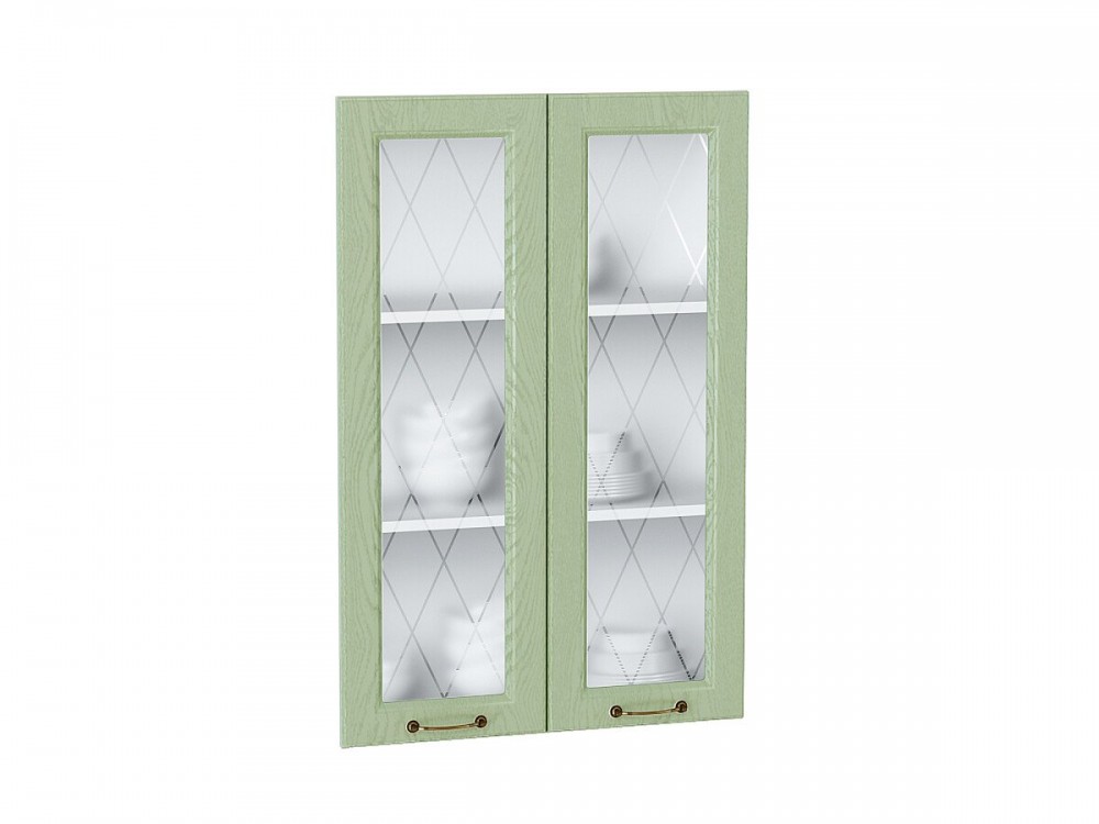 Комплект фасадов Ницца со стеклом для каркаса Ф-45Н В609 Дуб оливковый  Комплект фасадов Ницца со стеклом для каркаса Ф-45Н В609 Дуб оливковый