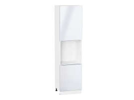 Шкаф пенал с 2-мя дверцами под технику Фьюжн