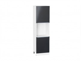 Шкаф пенал с 2-мя дверцами под технику Фьюжн