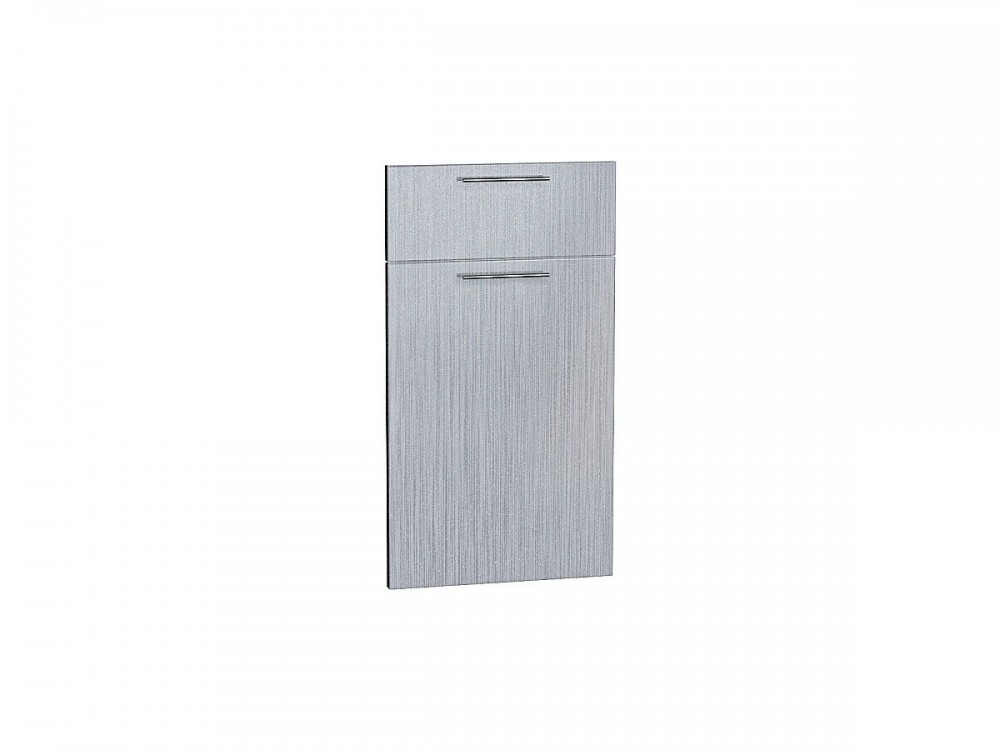  Комплект фасадов Валерия-М для каркаса Ф-21 Н401/ШП401 Серый металлик дождь светлый